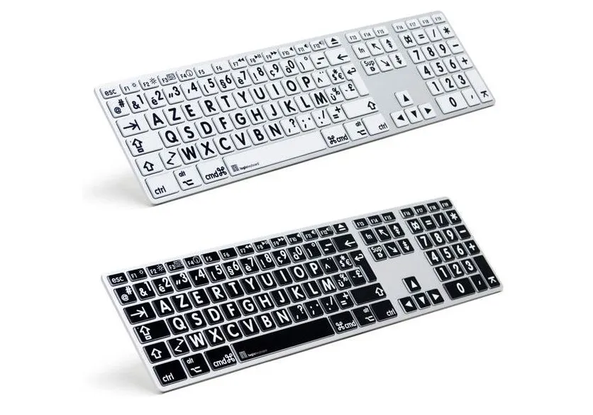 Photo d'un clavier ergonomique